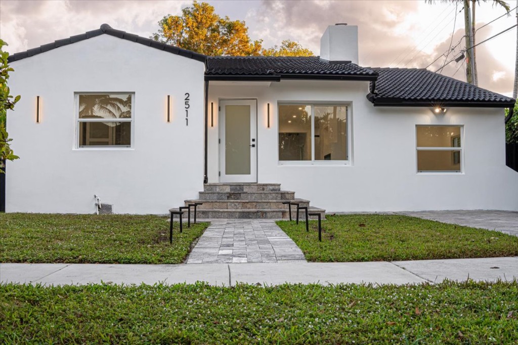 Home exterior after professional painting